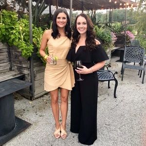 Yellow linen sun dress